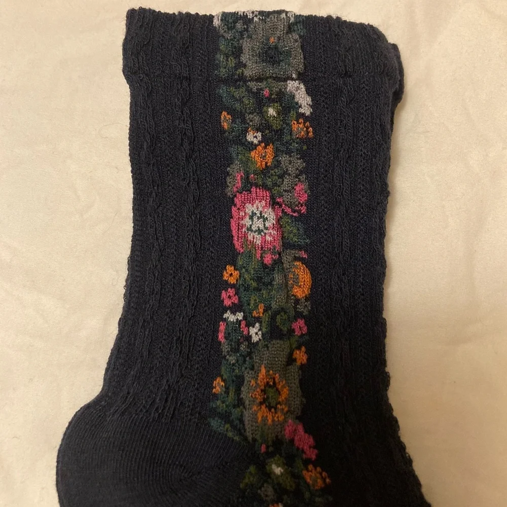 Colorful Floral Patterned Socks